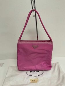 代KDS005-80◆ PRADA プラダ B6243 ナイロン テスート ピンク ハンドバッグ トートバッグ 袋あり