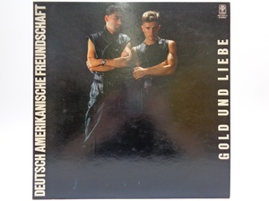 DEUTSCH AMERICANISCHE FREUNDSCHAFT GOLD UND LIEBE LPレコード 見本盤 AW-23013 国内盤 プロモ アナログ盤 DAF 愛と黄金 80年代 昭和 曲