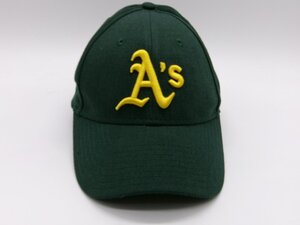 ■【YS-1】 ニューエラ NEW ERA キャップ 帽子 ■ 野球 MLB アスレチックス ■ 良好 ■ メンズ サイズ56.5cm 調節可 【同梱可能商品】■A