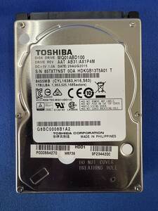 ■エラーなし・使用時間 1900H以下■ [2.5インチ　SATA　1TB　9.5mm]　東芝　MQ01ABD100　S/N:*NST