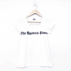◆HYSTERIC GLAMOUR ヒステリックグラマー 半袖Tシャツ ◆ ホワイト 綿100% レディース トップス ガールプリント