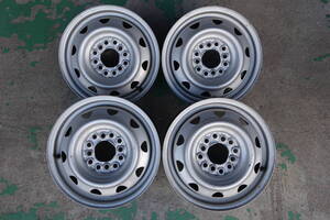 美品 スチールホイール J13×4.00B DOT 2 19 K4LZ◎25 4Hマルチ100/110/114.3 ハブ径68mm ピクシス.N-BOX.バモス.モコ等４本 H199