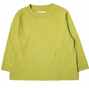 MHL. マーガレットハウエル 日本製 MATTE COTTON JERSEY モックネックロングスリーブカットソー 595-9269502 2 マスタード Tシャツ g20056