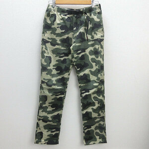 H■グラミチ/GRAMICCI GMP-17S004 CAMO NN-PANTS ニューナロー クライミングパンツ 迷彩/カモフラ【M】カーキ/MENS■【中古】