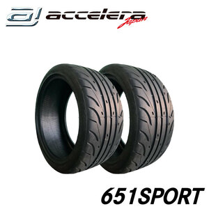 2本セット 255/35R18 (TREADWEAR200) アクセレラ 651SPORT