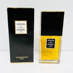 ●美品 シャネル ココ 50ml EDT スプレー CHANEL COCO EAU DE TOILETTE オードゥトワレット メンズ 香水 フレグランス VAPORISATEUR S1700