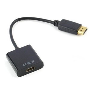 【vaps_4】Display Port to HDMI 変換アダプター 《ブラック》 Display Port ディスプレイポート 変換 ケーブル 送込