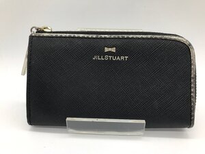 ■【YS-1】 ジルスチュアート JILLSTUART キーケース ■ 3連 黒系 横12cm×縦7cm 【同梱可能商品】K■