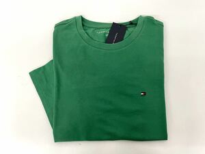 TOMMYHILFIGER トミーヒルフィガー メンズ 半袖Tシャツ S 緑 グリーン シンプル 