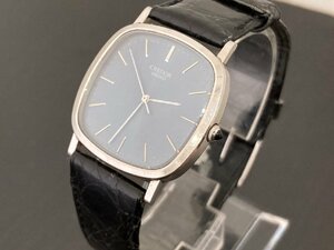 ●SEIKO セイコー CREDOR クレドール メンズ ブルーグレー文字盤 5931-5170 時計 クォーツ●