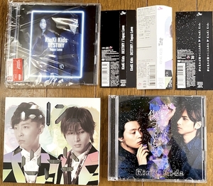 キンキキッズ CD+DVD まとめ売り まとめて セット / 夢を見れば傷つくこともある / DESTINY / Topaz Love / Time / 堂本光一 堂本剛