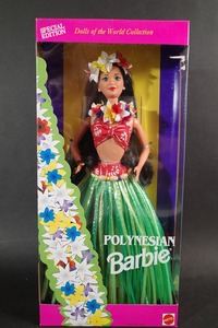 未使用 MATTEL マテル バービー Barbie ポリネシアン フラ Hawaiian Hula ハワイアン