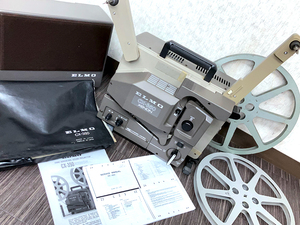 ■ELMO CX-350 XENON 16mm 映写機 エルモ カバー・リール付属■