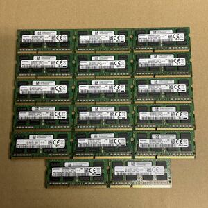 ネ13 SAMSUNG ノートPCメモリ 8GB 2Rx8 PC3L-12800S 17枚