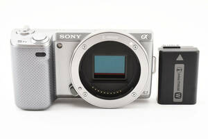 ★☆ Sony ソニー α NEX-5N ボディ シルバー 動作良好！ #2142388 ★☆