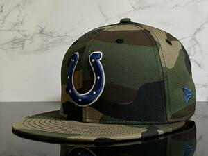 【未使用品】914KC★NEW ERA ニューエラ 59FIFTY×NFL インディアナポリス・コルツ Indianapolis Colts コラボ キャップ《Size 7・55.8㎝》