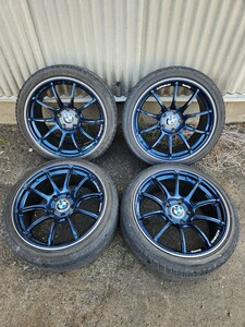 Z☆ ADVAN Racing RZ II アドバンレーシング 18インチ PCD120 フロント 8.5J リア 9.5J 5h オフセット35 4本セット BMW用