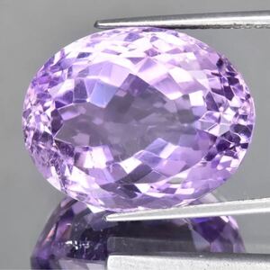 ☆ビッグ!!!☆非加熱 天然パープルアメジスト 16.82 Ct カラット