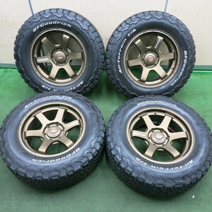 *送料無料* バリ溝 綺麗 9.5分★RAYS VOLK RACING TE37SB 265/65R18 BFグッドリッチ All-Terrain T/A KO2 レイズ PCD139.7/6H★4051507HAノ