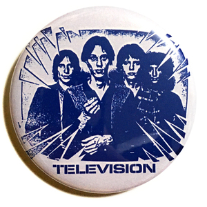 デカ缶バッジ TELEVISION テレビジョン Marquee Moon ② New York Punk US パンク