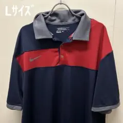 USA古着ポロシャツ　Lサイズ NIKEGOLF ゴルフ　ポリエステル