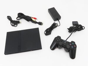 ○【SONY ソニー】PS2本体 SCPH-70000 チャコールブラック