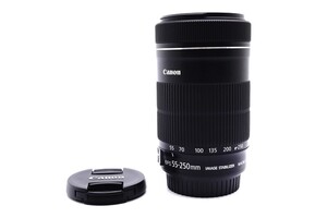 ★美品★ Canon EF-S 55-250mm IS F4-5.6 STM MACRO Lens キヤノン キレイ 完動 手ブレ補正レンズ ◆161