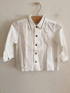 【送料無料】中古 COMME CA DU MODE コムサデモード Yシャツ ブラウス サイズ90
