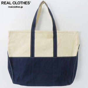 L.L.Bean×BEAMS/エルエルビーン×ビームス DEEP BOTTOM BOAT & TOTE トートバッグ size:L /080