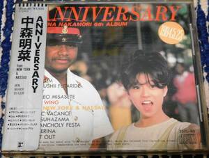 中森明菜 旧規格CD Anniversary アニバーサリー 35XL-40 銀シール帯付き