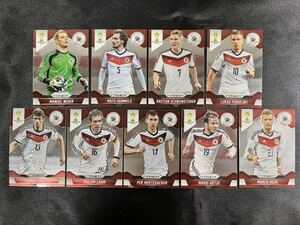 2014 PANINI PRIZM WORLD CUP / ドイツ代表 まとめ ノイアー / シュヴァインシュタイガー / ポドルスキ/ ミュラー / ラーム / ゲッツェ 他