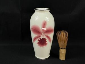 【福蔵】花瓶 七宝焼 KOKUSUI 高19.3cm