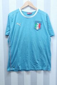 2-6014A/プーマ サッカー イタリア代表 半袖Tシャツ トルコ製 PUMA 送料200円 