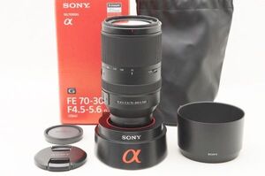 ☆新品同様☆ Sony ソニー FE 70-300mm F4.5-5.6 G OSS SEL70300G 元箱 付属品 ♯24121101