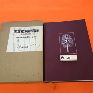 あ16-034 落葉広葉樹図譜 冬の樹木学 四手井綱英 斎藤新一郎 著 共立出版（外箱、記名塗りつぶし有り）