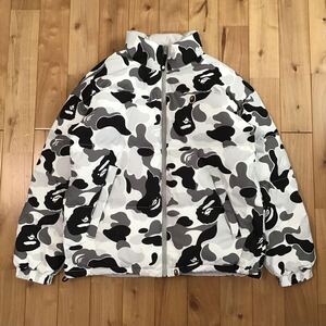 ★リバーシブル★ ABC camo ダウンジャケット Sサイズ abathing ape BAPE down jacket エイプ ベイプ アベイシングエイプ ABCカモ yz25