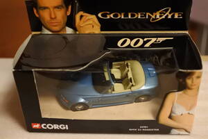 コーギー 007ジェームスボンド　GOLDEN　EYE　ピアス・ブロスナン　BMW　Z3　ロードスター　未使用品　1/36　