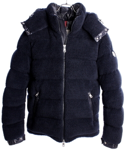 21AW　モンクレール　ボア ダウン ジャケット　ダークネイビー 国内正規品　MONCLER #B1