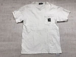 エクストララージ XLARGE ストリート スケート ヒップホップ 古着 胸ポケット ポケT 半袖Tシャツ カットソー メンズ M 白