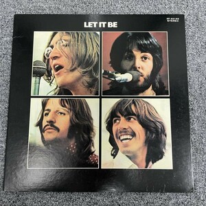 LP/LET IT BE/THE BEATLES /レコード /歌詞カード付 /AP-80189 /NF101816