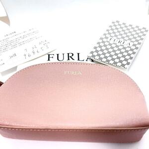 FURLA フルラ ポーチ ピンク 購入証明 保存袋 付き