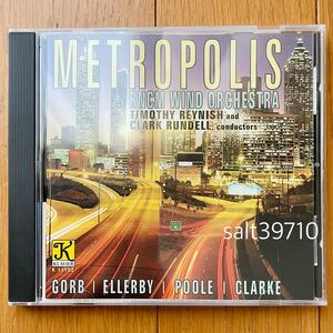 【METROPOLIS】メトロポリス 王立ノーザン音楽大学ウインド・オーケストラ 吹奏楽 輸入盤 帯付き CD