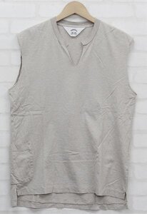 4T2054■SUNSEA 18S12 Cut Off Sleeveless サンシー カットオフスリーブT