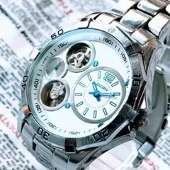 #3378【個性派文字盤】メンズ 腕時計 エルジン ELGIN 自動巻 クォーツ