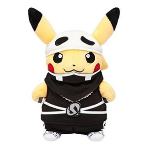 【中古】 ポケモンセンターオリジナル ぬいぐるみ 団員ごっこピカチュウ スカル団