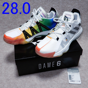 (436)adidas 28.0cm DAME6 PRIDE 箱あり