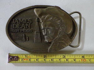 蔵出◆ バックル16 JAMES DEAN ジェームスディーン 1991年 USA 216g AMERICAN LEGEND シリアルナンバー ◆ ヴィンテージ バイカー アメリ