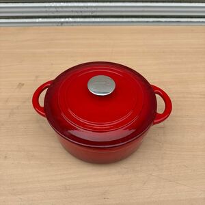 ル・クルーゼ(Le Creuset) 両手鍋 無水鍋 鉄鍋 ココット・ロンド 20cm ガス IH