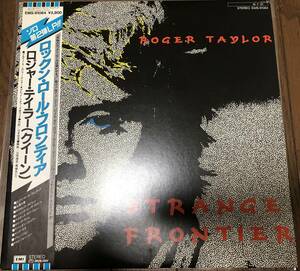 LP【ROCK】Roger Taylor / Strange Frontier【EMI・EMS-91084・84年国内盤ORIG・帯付き・Queen.・Bob Dylan・クイーン・ロジャーテイラー】