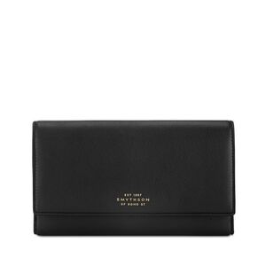 ☆ スマイソン　長財布　新品未使用品　smythson　Dover　カーフスキン　コンチネンタルウォレット　ブラック☆